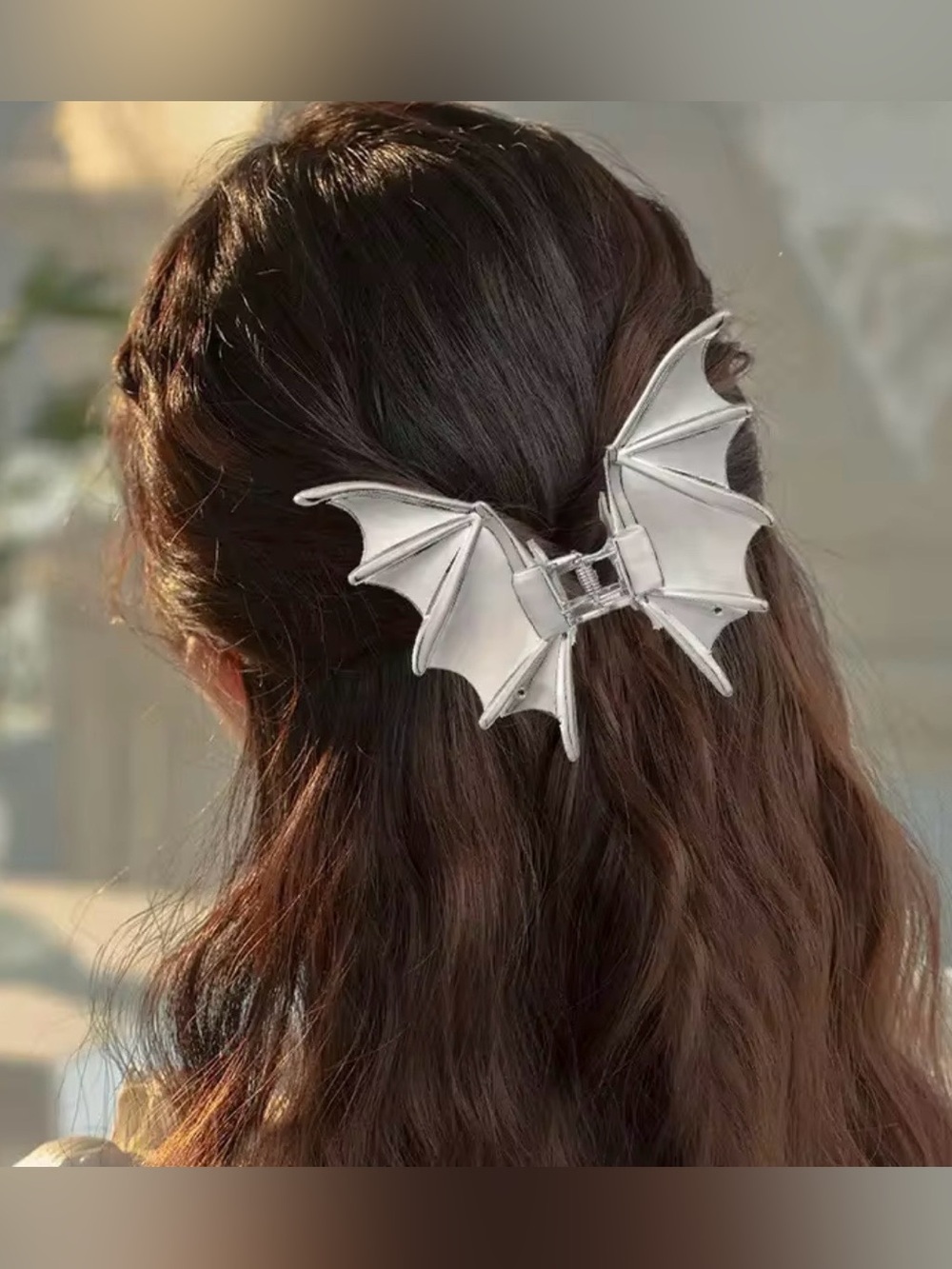 Metal Bat Wing Hair Clip- Choose 1 - Picture 2 of 4